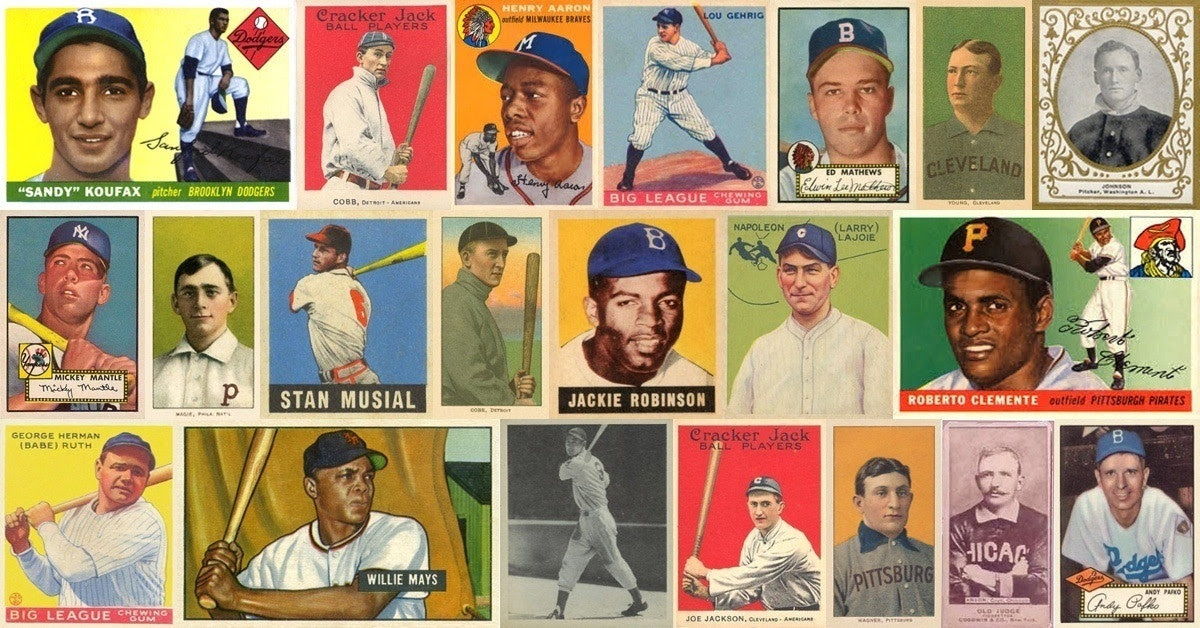 Vintage baseball card collection